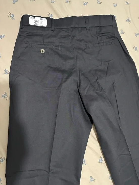 Men's Charcoal Work Pants 32x30 | 4 Pockets | Flat Front | New - Picture 10 of 12